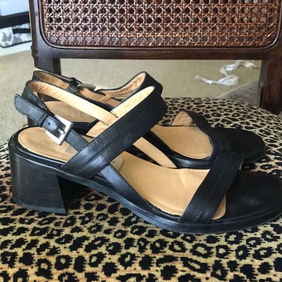 Vintage Coach block heel sandals, made in Italy - Picture 5 of 11